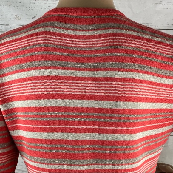 7th Avenue Design Studio Cardigan 💕 Glitter Diagonal Stripes - Picture 10 of 12